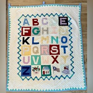 Alphabet Quilt Crib Quilt